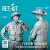 RESKIT RSF72-0058 F-105 (F, G) Thunderchief male pilots (in a standing position - type 2 ) (2 pcs) (3D Printed) (1/72)